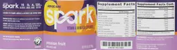 Label for Spark Passion Fruit