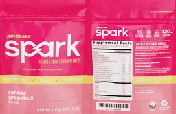 Label for Spark Sunrise Grapefruit