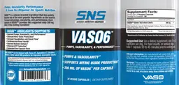 Label for VASO6 300 mg