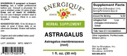Label for Astragalus