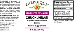 Label for Chuchuhuasi