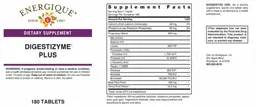 Label for Digestizyme Plus