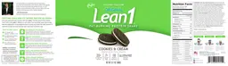 Label for Lean1 Cookies & Cream 