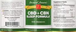 Label for CBD+CBN Sleep Formula with Melatonin
