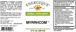 Label for Myrrhcom
