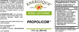 Label for Propolicom