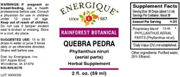 Label for Quebra Pedra