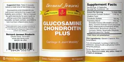 Label for Glucosamine Chondroitin Plus