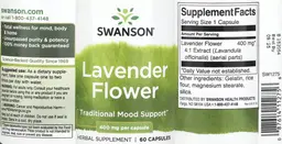 Label for Lavender Flower