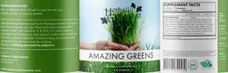 Label for Amazing Greens