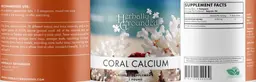Label for Coral Calcium Powder