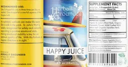 Label for Happy Juice