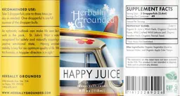 Label for Happy Juice