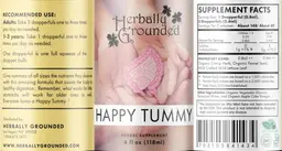 Label for Happy Tummy