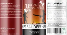 Label for Herbal Defense