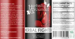 Label for Herbal Fighter