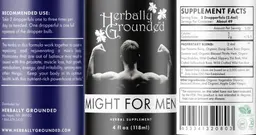 Label for Might For Men