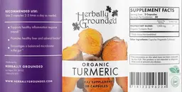 Label for Organic Turmeric