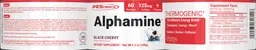 Label for Alphamine Black Cherry