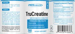 Label for TruCreatine 3 g
