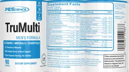 Label for TruMulti Men's Formula