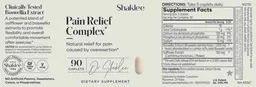 Label for Pain Relief Complex