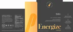 Label for Energize Natural Lemon