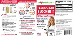Label for Carb & Sugar Blocker