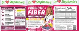 Label for Probiotic + Fiber Drink Mix Berry Breeze