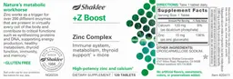 Label for +Z Boost Zinc Complex