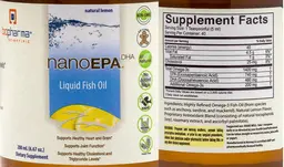 Label for NanoEPA DHA Natural Lemon