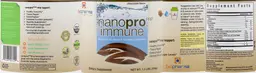 Label for NanoPro PRP Immune Chocolate Flavor