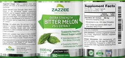 Label for Extra Strength Bitter Melon 25:1 Extract