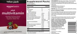 Label for Adult Multivitamin