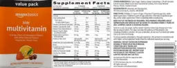 Label for Kids' Multivitamin
