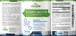 Label for D-Chiro-Inositol 50 mg