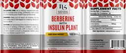 Label for Berberine With Insulin Plant
