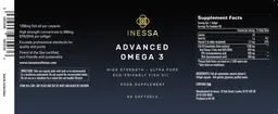 Label for Advanced Omega 3