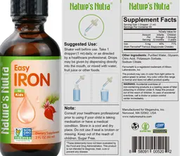 Label for Easy Iron for Kids