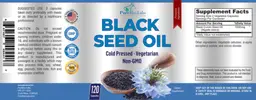Label for Black Seed Oil