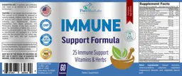 Label for Immune Support Formula