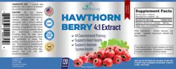 Label for Hawthorn Berry 4:1 Extract