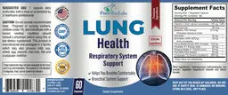 Label for Lung Health Respiratory System Support