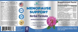 Label for Menopause Support Herbal Formula