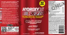 Label for Hydroxycut SX-7