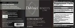 Label for Estro Benefits