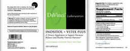 Label for Inositol + Vitex Plus