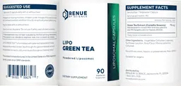 Label for Lipo Green Tea