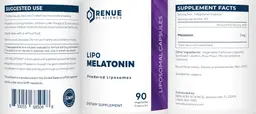 Label for Lipo Melatonin