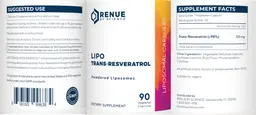 Label for Lipo Trans-Resveratrol